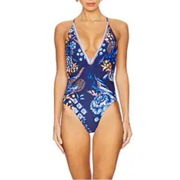 New! Agua Bendita Aloe AsureOne Piece Swimsuit 3940 - Picture 7 of 7